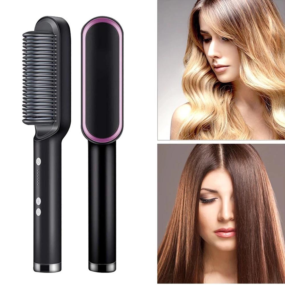 Electric Comb Hair Straightener - Click n Buy