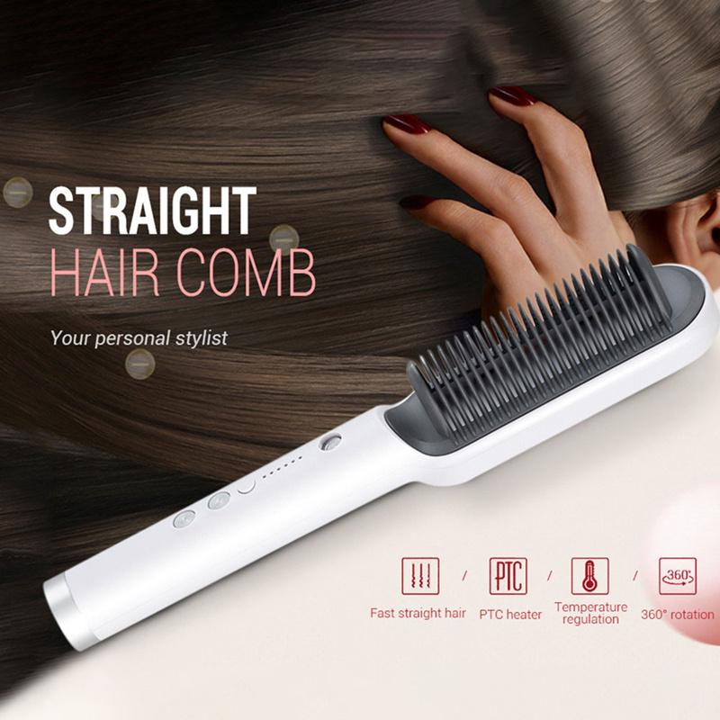 Electric Comb Hair Straightener - Click n Buy